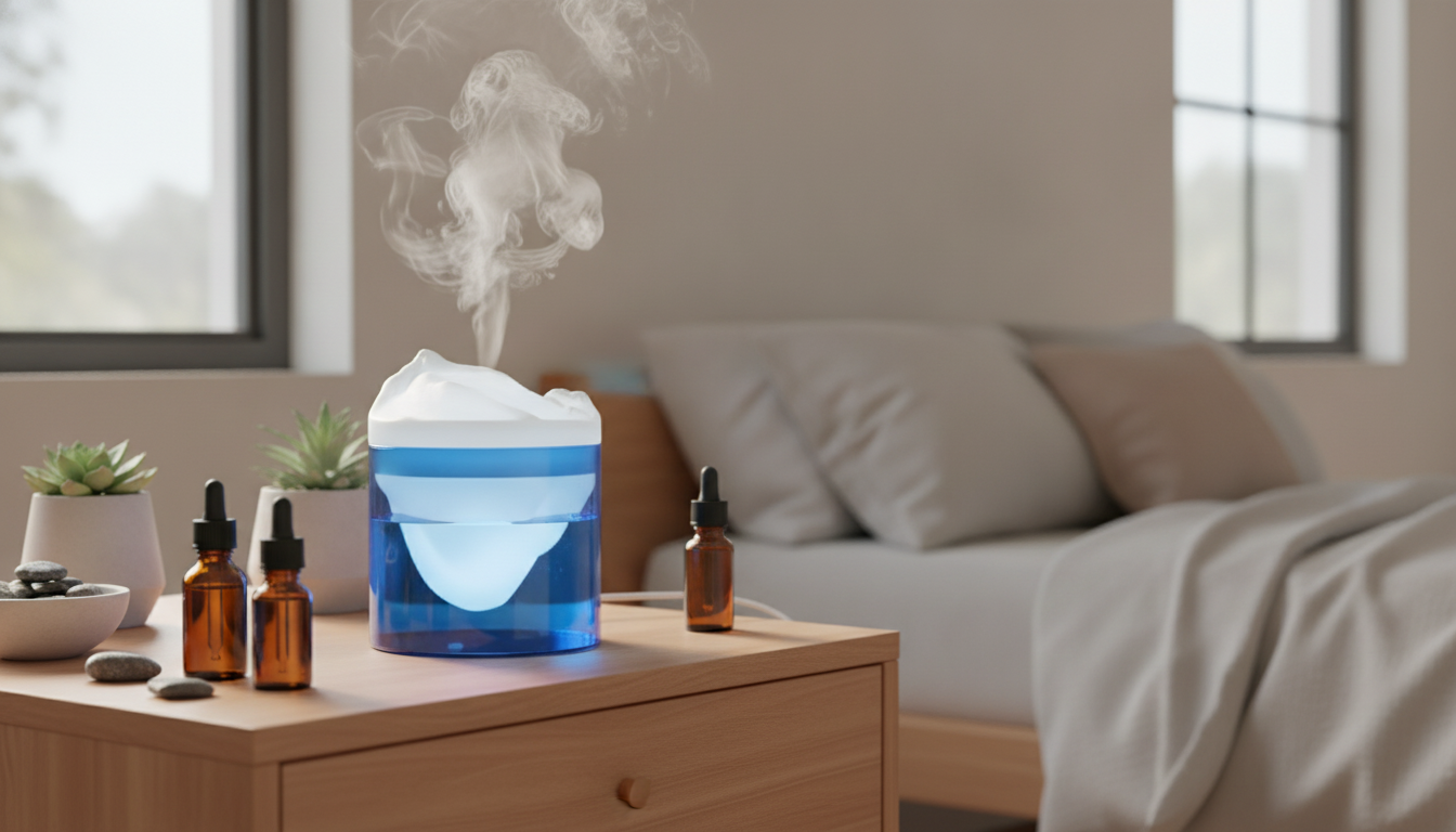 400ml USB Ultrasonic Humidifier & Oil Diffuser